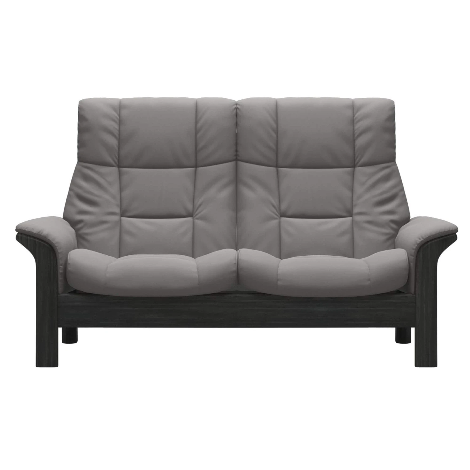 Stressless Buckingham 2 Seater Recliner Sofa In Paloma Silver Grey – Quickship 1 Stressless Buckingham 2 Seater Recliner Sofa In Paloma Silver Grey – Quickship