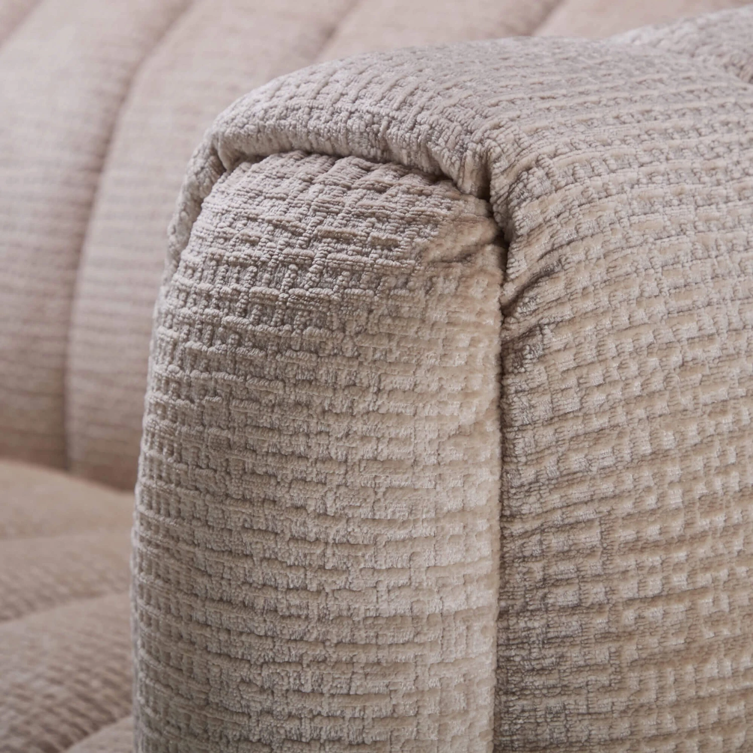Durante Glam Natural Boucle Fabric Midi Sofa 4 Durante Glam Natural Boucle Fabric Midi Sofa - Image 4