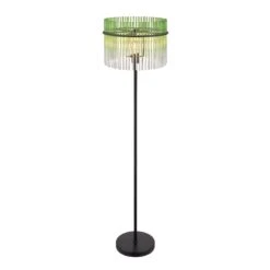 Icelle Matt Black & Green Fade Glass Rods Floor Lamp -Housing Units Furniture Store 1a58d993c847b14f2addbe064efc8454