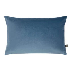Scatter Box Richelle Sapphire Blue Velvet Rectangular Cushion