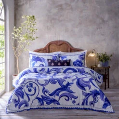 Azzurro Blue Bedding Collection