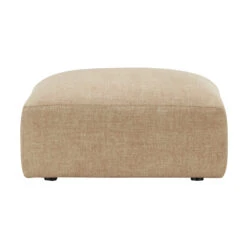 Cadence Honey Fabric Ottoman