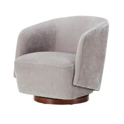 Elliot Swivel Armchair In Granite Amigo Light Grey Fabric -Housing Units Furniture Store 1b4c68c8efaa11e1fc46b5d3a5b8a544