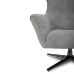 Casper Grey Fabric Swivel Chair -Housing Units Furniture Store 1c5f6e54fb1ea2816bbc3da48d240585