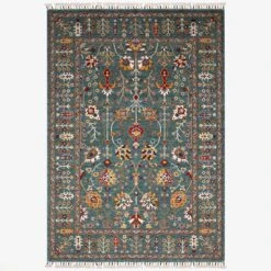 Amiri Green 200cm X 290cm Rug