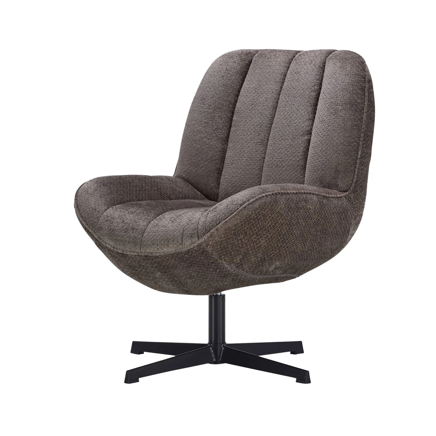 Zara Taupe Fabric Accent Swivel Chair 2 Zara Taupe Fabric Accent Swivel Chair - Image 2