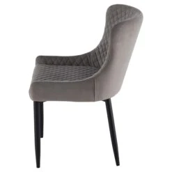 Rossini Extending Dining Table And 6 Toby Light Grey Velvet Dining Chairs -Housing Units Furniture Store 1e900201992ec93a390383dccbfbafce