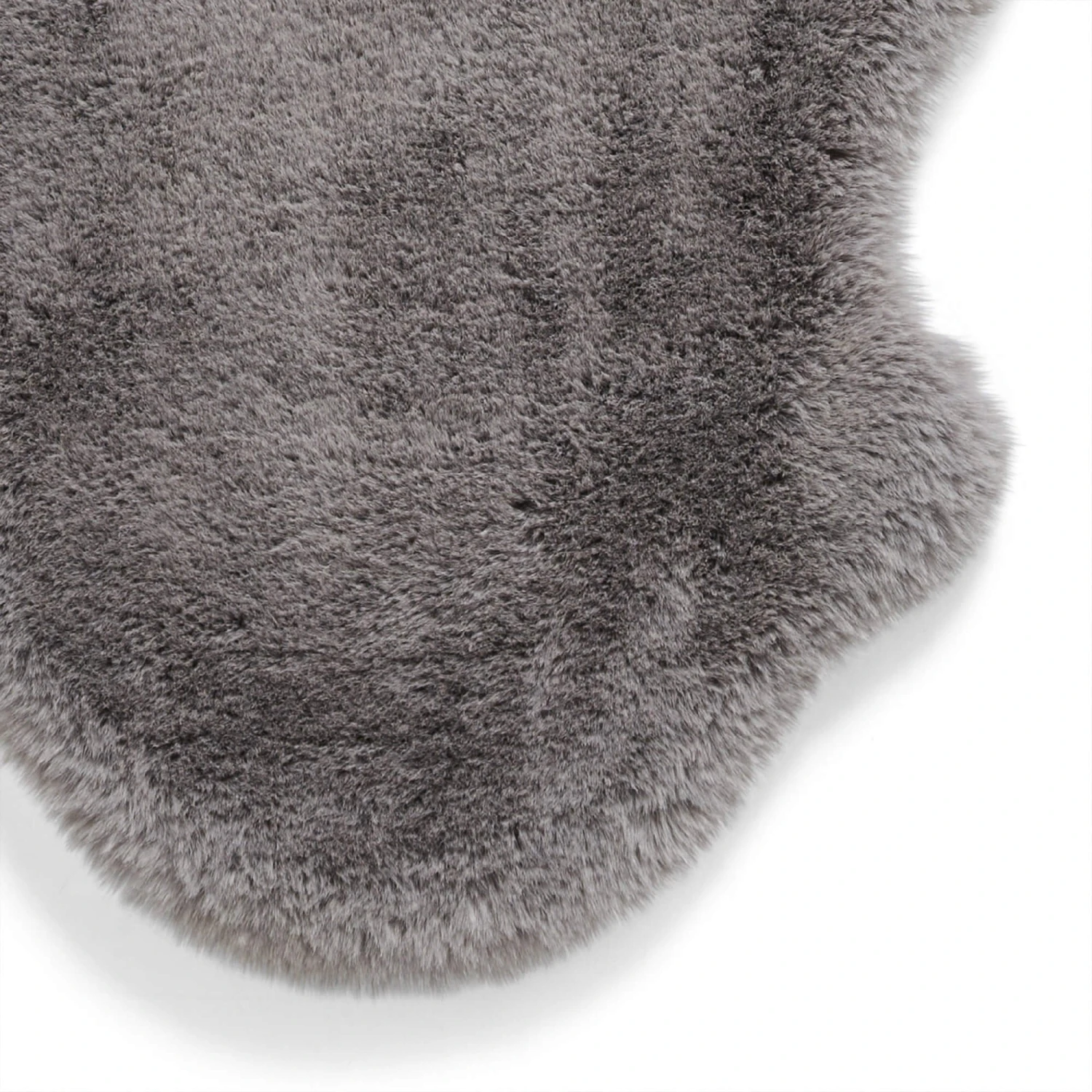 Super Teddy Grey Double Sheepskin Rug 8 Super Teddy Grey Double Sheepskin Rug - Image 8