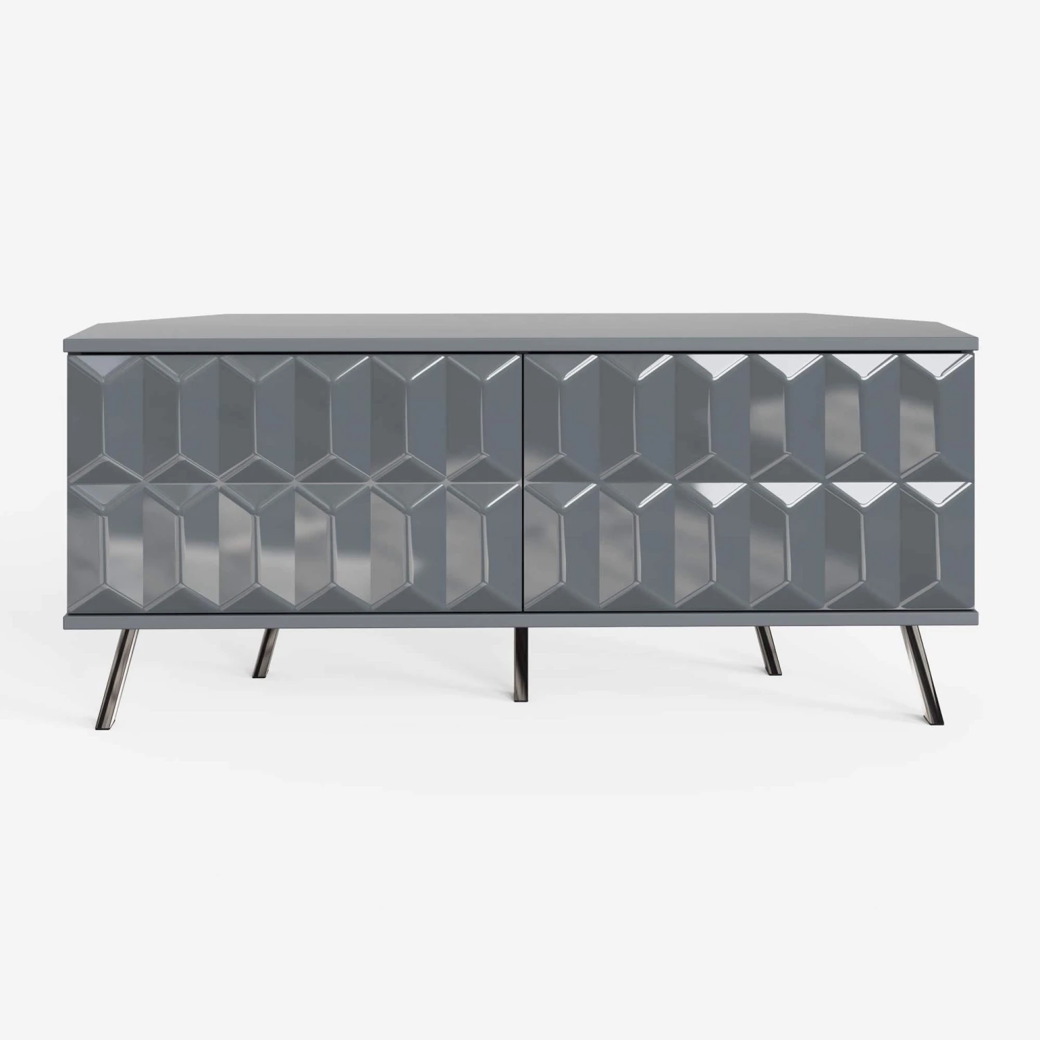 Frank Olsen Elevate Grey LED And Intelligent Eye Corner TV Unit 2 Frank Olsen Elevate Grey LED And Intelligent Eye Corner TV Unit - Image 2