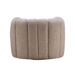 Durante Glam Natural Boucle Fabric Midi Swivel Armchair -Housing Units Furniture Store 204daf08cc6704bfcfcafc77b9118788