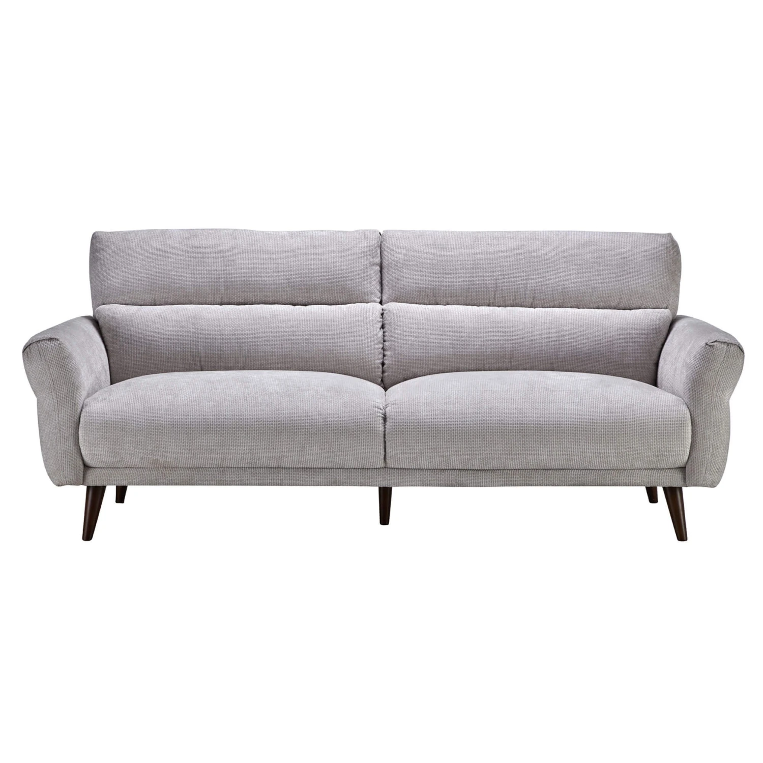 Corniche Grey Fabric 3 Seater Sofa 1 Corniche Grey Fabric 3 Seater Sofa