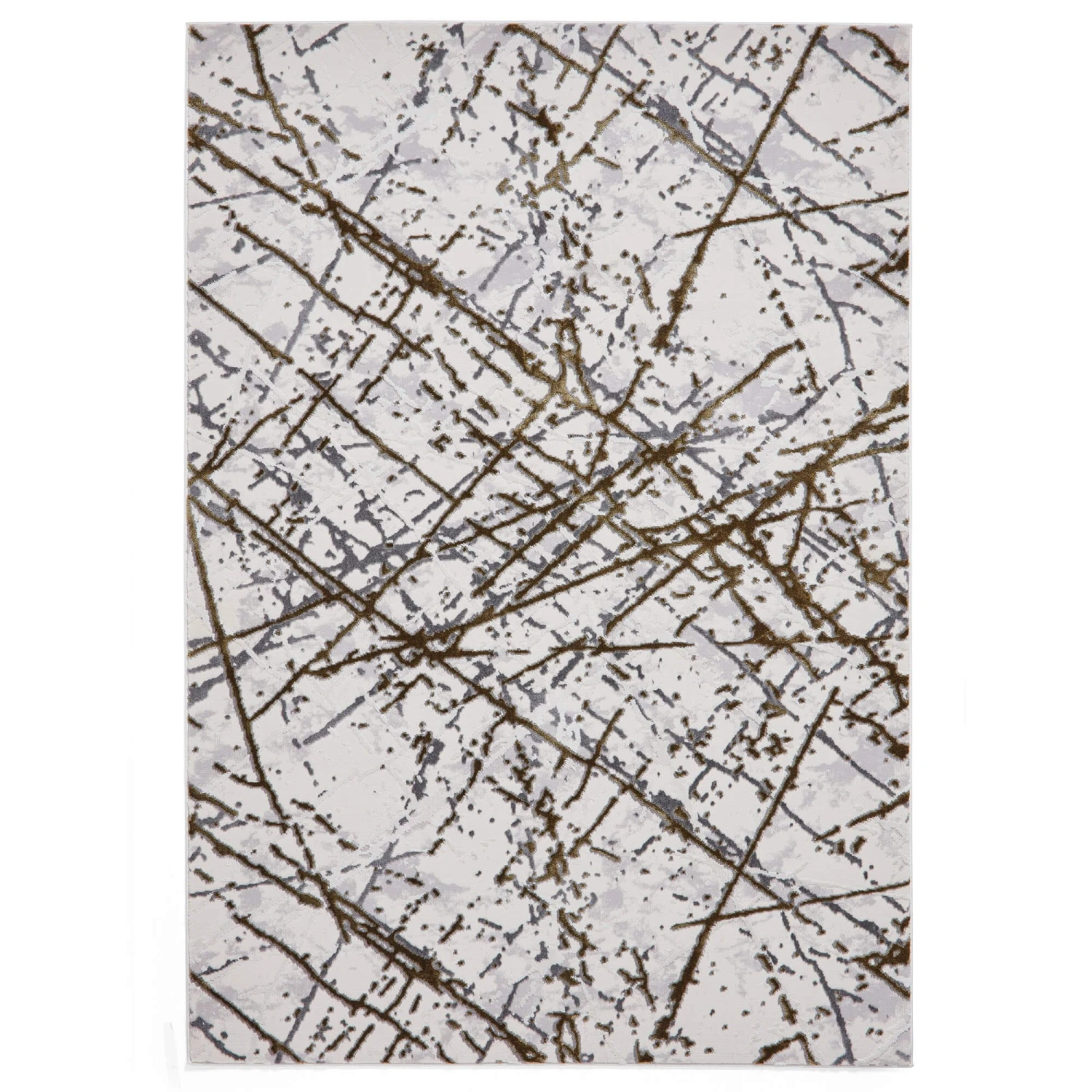 Artemis Abstract Grey & Gold 160x230cm Rug 3 Artemis Abstract Grey & Gold 160x230cm Rug - Image 3