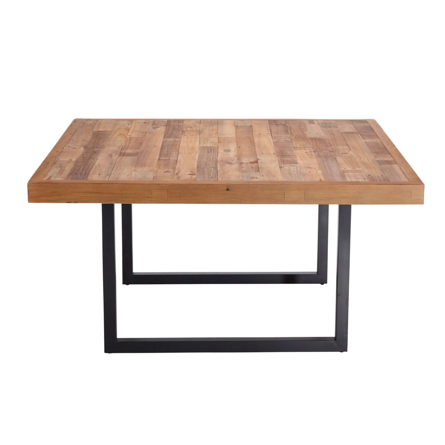 Malmo Square Dining Table With 4 Clarence Grey Faux Leather Dining Benches 5 Malmo Square Dining Table With 4 Clarence Grey Faux Leather Dining Benches - Image 5