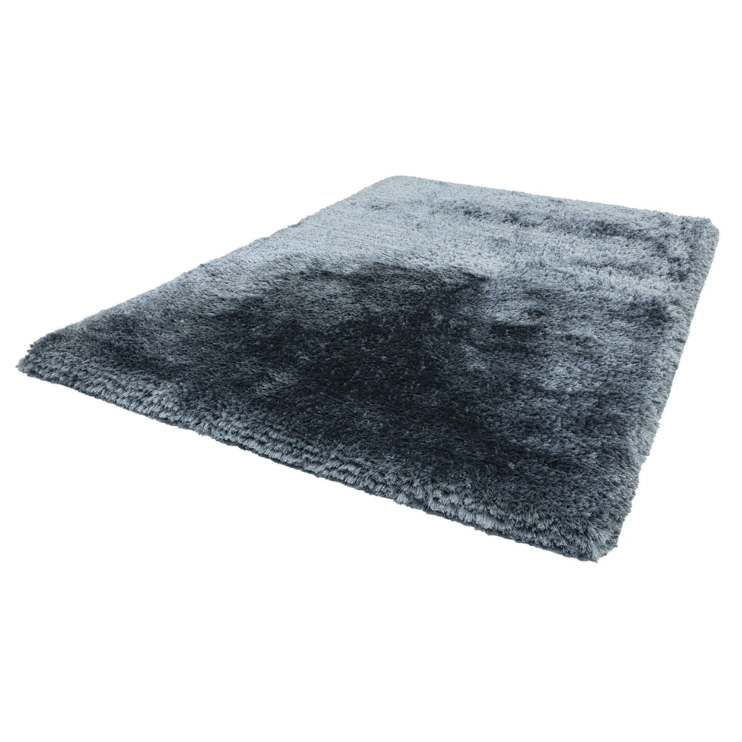 Plush Shaggy Airforce Blue 70cm X 140cm Rug 2 Plush Shaggy Airforce Blue 70cm X 140cm Rug - Image 2