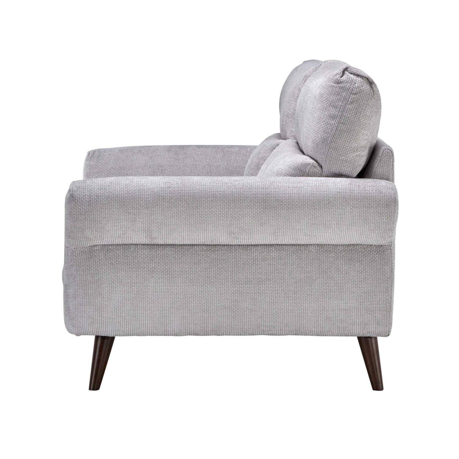 Corniche Grey Fabric 2 Seater Sofa 3 Corniche Grey Fabric 2 Seater Sofa - Image 3