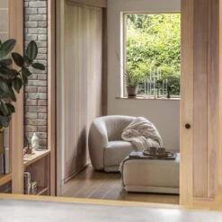 Aarhus Off White Textured Fabric Armchair -Housing Units Furniture Store 22f31badfb8228692ba5619903f12bfb