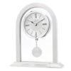 Colney Silver Pendulum Table Clock