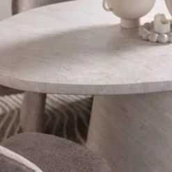 Glass House Solna 200cm Travertine Effect Dining Table -Housing Units Furniture Store 2338438fa3eacddc09a1b0d6dd94227a 1