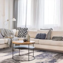 Kuza Lines Blue 120cm X 170cm Rug