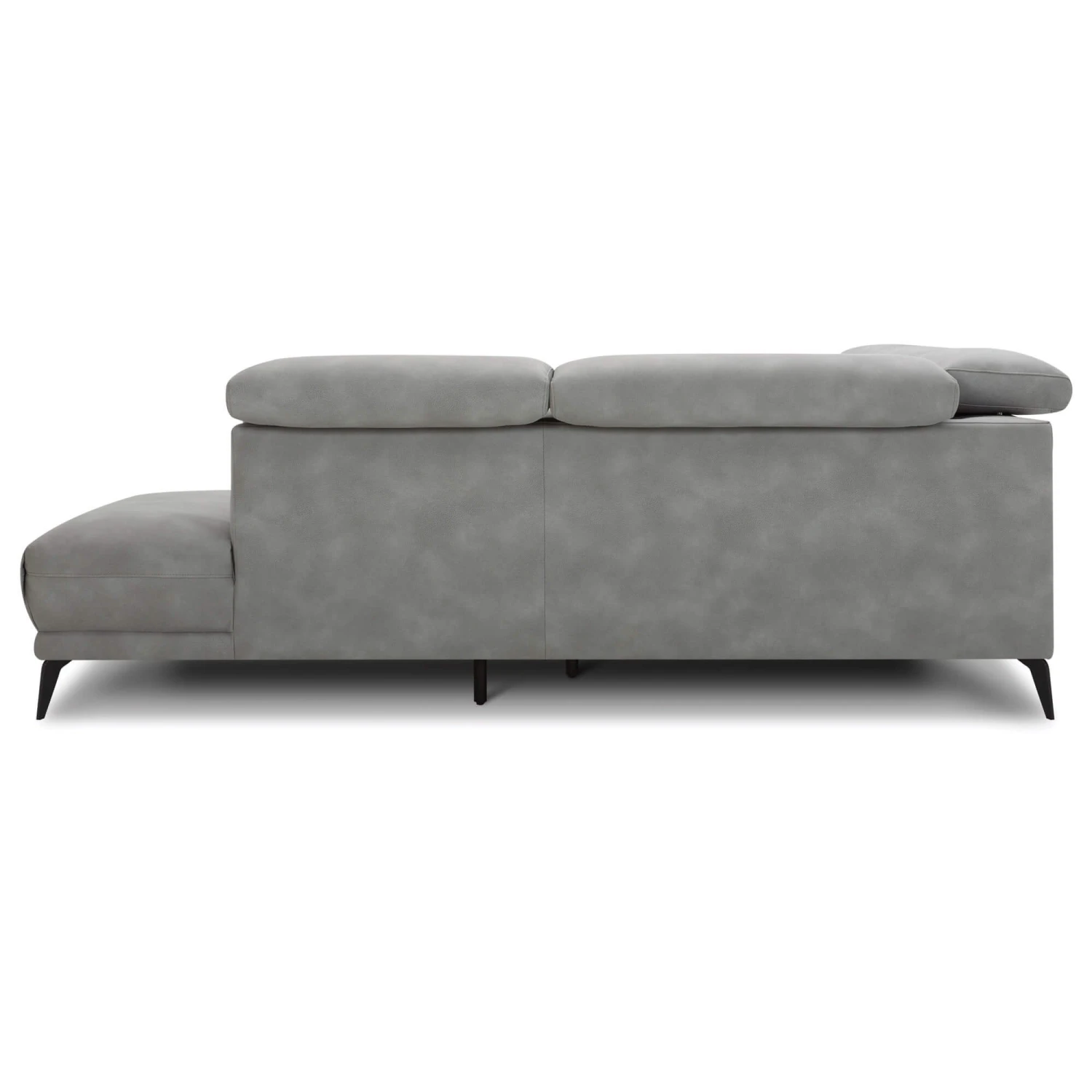 Casper Grey Fabric Corner Sofa (Right) 9 Casper Grey Fabric Corner Sofa (Right) - Image 9