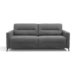 Karma Grey Fabric 3 Seater Sofa Bed