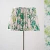 Designers Guild Kyoto Flower Emerald Green 16 Inch Pleated Shade