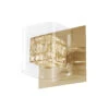 Provence Gold Cube Wall Light