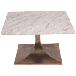 Libra Morchino Square White Marble Coffee Table -Housing Units Furniture Store 23c1c6382ce49e75a0557d1754f5a4ba 1