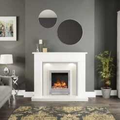 Arteon 22 Chrome Inset Electric Fire