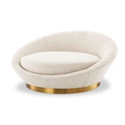 Eichholtz Duardo Loveseat In Cream Boucle Fabric -Housing Units Furniture Store 246014b9e4ad4419ddc15f08ca48165b