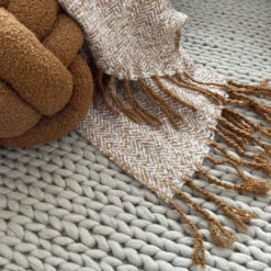 Weaver Gold Herringbone Throw -Housing Units Furniture Store 24a30df66485dc1d1a3e6dd0a5b824c7