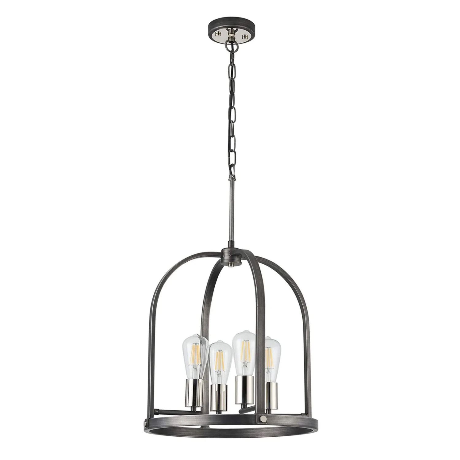 Lozan Pewter 4 Light Pendant 2 Lozan Pewter 4 Light Pendant - Image 2