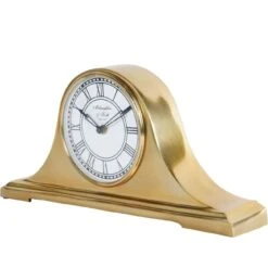 Retro Carriage Brass Finish Mantel Clock -Housing Units Furniture Store 254c4ccbe4f18cdcad0bca21307e512e