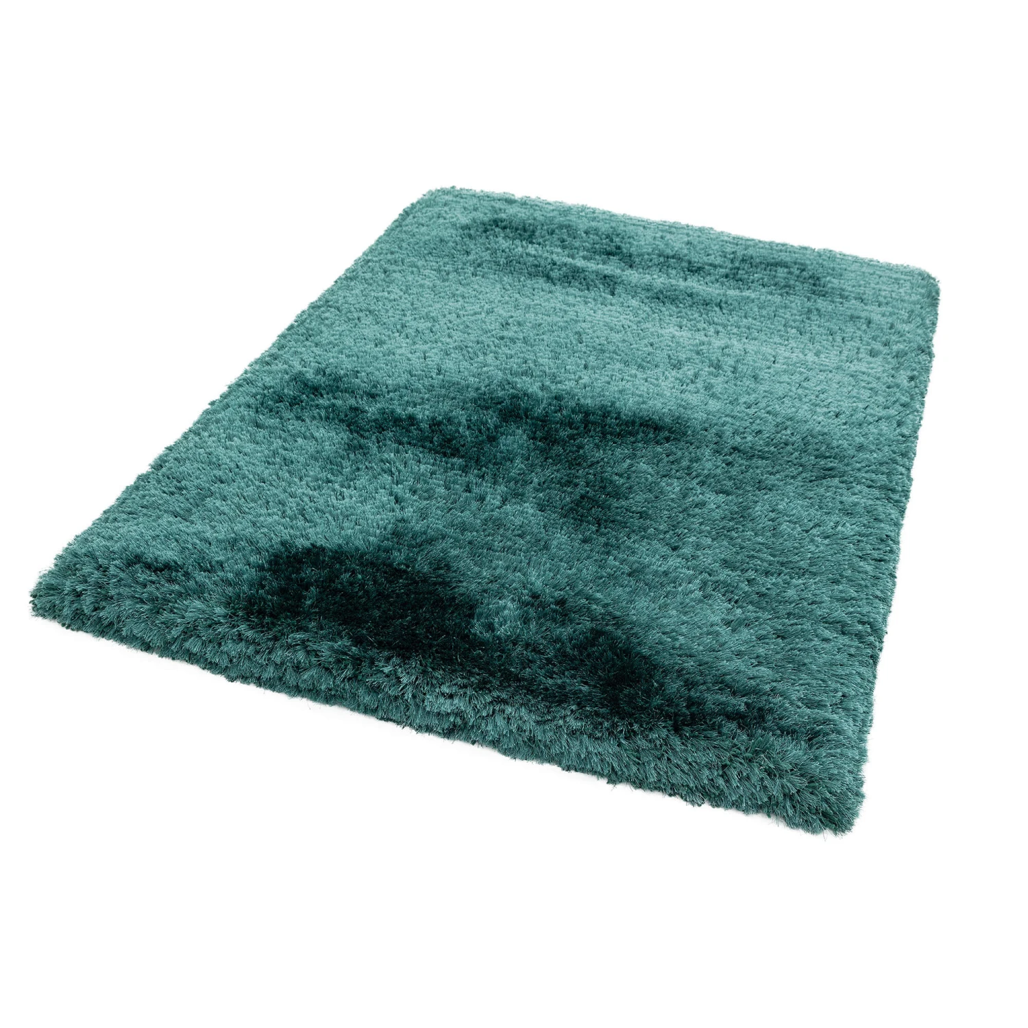 Plush Shaggy Petrol 140cm X 200cm Rug 2 Plush Shaggy Petrol 140cm X 200cm Rug - Image 2
