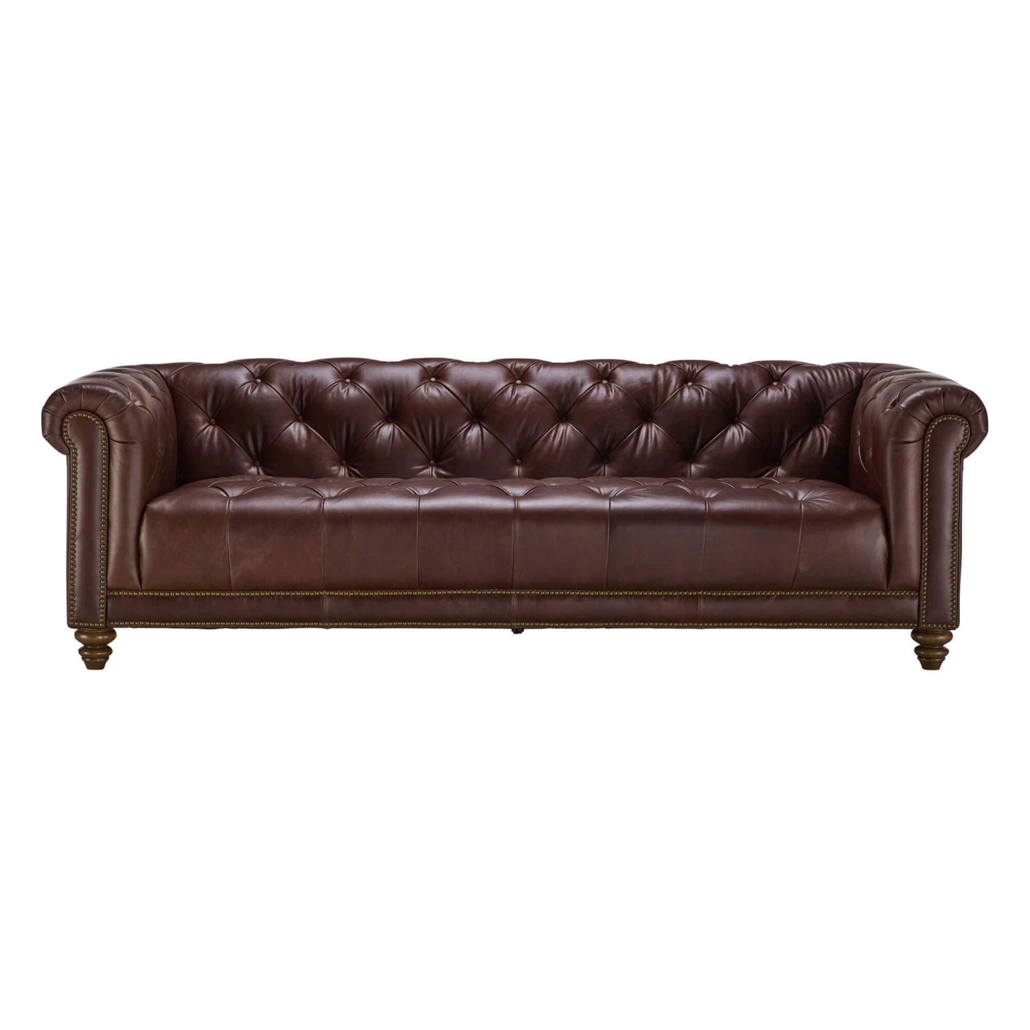 Wentworth Kodak Clove Brown Leather Maxi Sofa 2 Wentworth Kodak Clove Brown Leather Maxi Sofa - Image 2