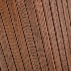 Annika Smoked Oak Slatted 120cm Round Dining Table With 4 Cabley Tumeric Dining Chairs -Housing Units Furniture Store 25fb6ff7144aa7134acae3716eb550e5