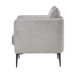 Bergamo Castello Steel Grey Fabric Accent Chair -Housing Units Furniture Store 268e2dab337f3e6d30bd1faf83b99a94