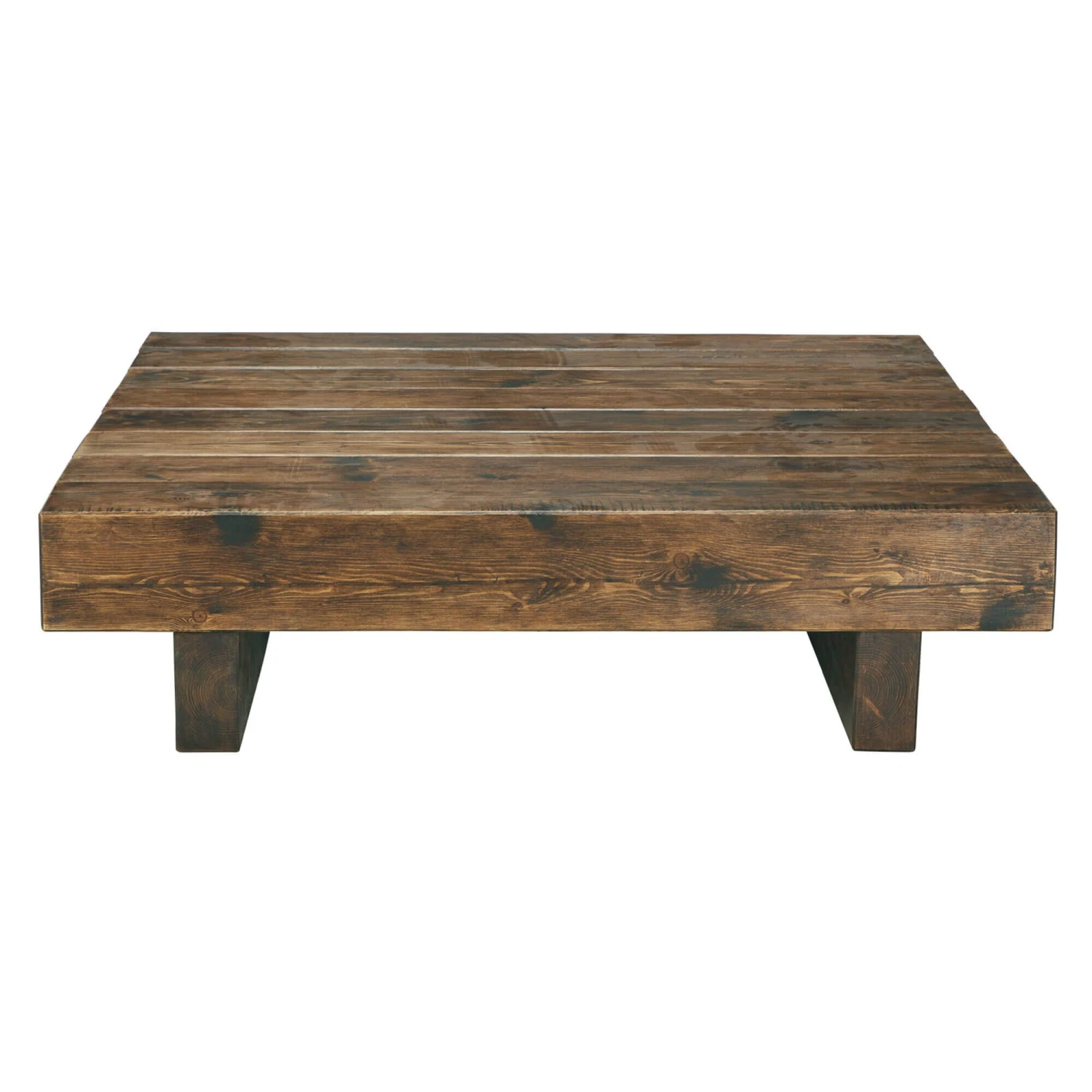 Valmiera Reclaimed Wood 140cm Log Coffee Table 3 Valmiera Reclaimed Wood 140cm Log Coffee Table - Image 3