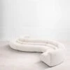 Eichholtz Lindau Large Modular Corner Sofa In Lyssa Off White Fabric