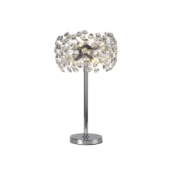 Avezza Chrome Crystal Table Light