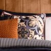 Laurence Llewelyn-Bowen Festivo Black Square Cushion
