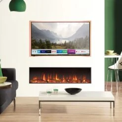 HU Magnitude 135E Media Wall Electric Fire