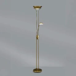 Brazier Aged Brass USB 2 Light Uplighter Floor Lamp -Housing Units Furniture Store 28ff0dd2aefecaeb949b4aa42bdacef6 1