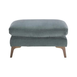 Erasmus Dusk Jade Green Fabric Corner Stool