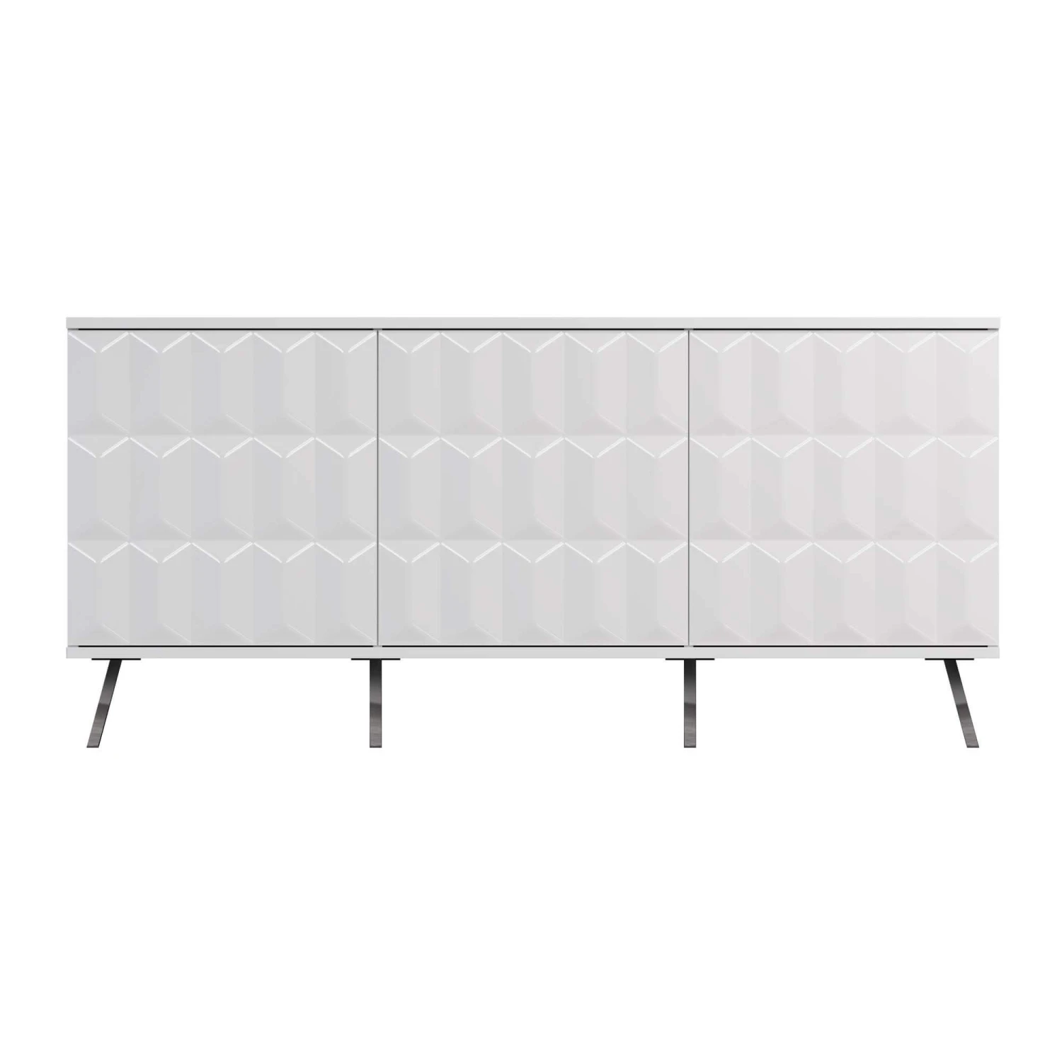 Frank Olsen Elevate White LED & Wireless Charging Sideboard 2 Frank Olsen Elevate White LED & Wireless Charging Sideboard - Image 2