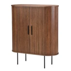 Annika Smoked Oak Slatted Sliding 2 Door Cabinet -Housing Units Furniture Store 2b6f2f4b17c597fffe158e1a8f52cda3