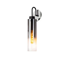 Chelsea Slim Black & Smoke Glass Fade Single Wall Light 6 Chelsea Slim Black & Smoke Glass Fade Single Wall Light -Housing Units Furniture Store 2be2a284b41c6a05ed646f3012c24b3c