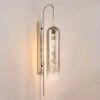 Ariah Nickel & Smoke Fade Curved Wall Light