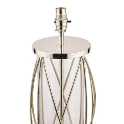 Laura Ashley Beckworth Nickel & Glass Small Table Lamp Base -Housing Units Furniture Store 2c80fbf1735e3b25c06257f9bfd21a85 1