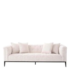 Eichholtz Cesare 3 Seater Sofa In Lyssa Off-White Fabric